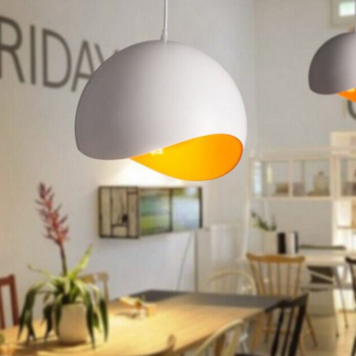 BowLift | Modern Aluminum Eggshell Nordic Pendant Lamp