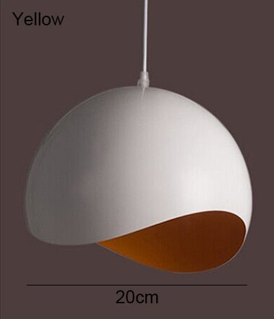 BowLift | Modern Aluminum Eggshell Nordic Pendant Lamp