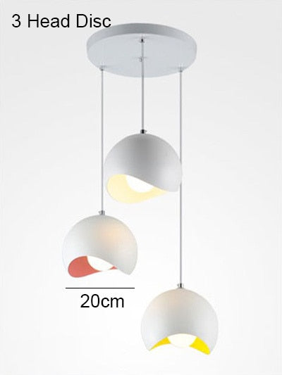 BowLift | Modern Aluminum Eggshell Nordic Pendant Lamp