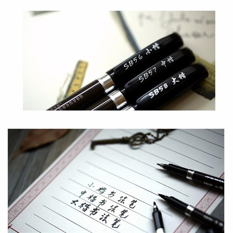 Calligraphy Brush Pens - 3 Pieces | Bowlift