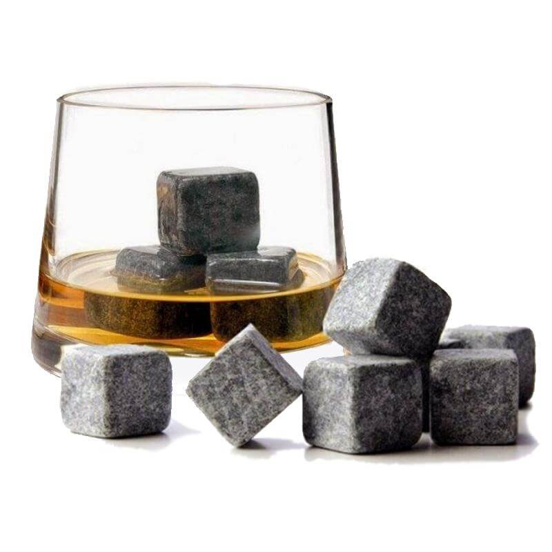 9pcs/set Natural Whiskey Stones Home Bar Tools | Bowlift