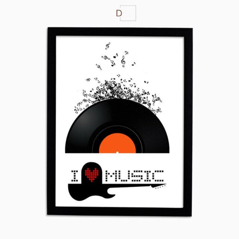 Music Canvas Painting Print Poster Modern Art - Canvas Wall Art Painting | Bowlift