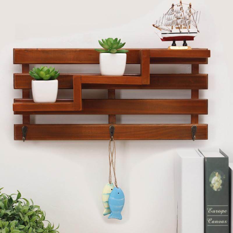 Handmade Wood Boxes Shelf Organizer | Bowlift