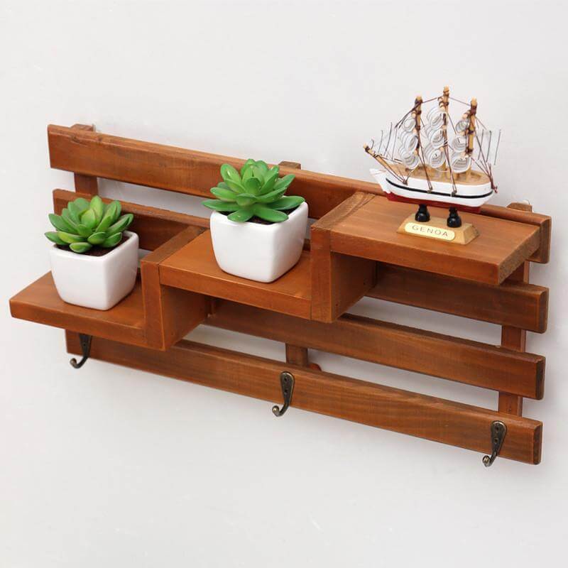 Handmade Wood Boxes Shelf Organizer | Bowlift