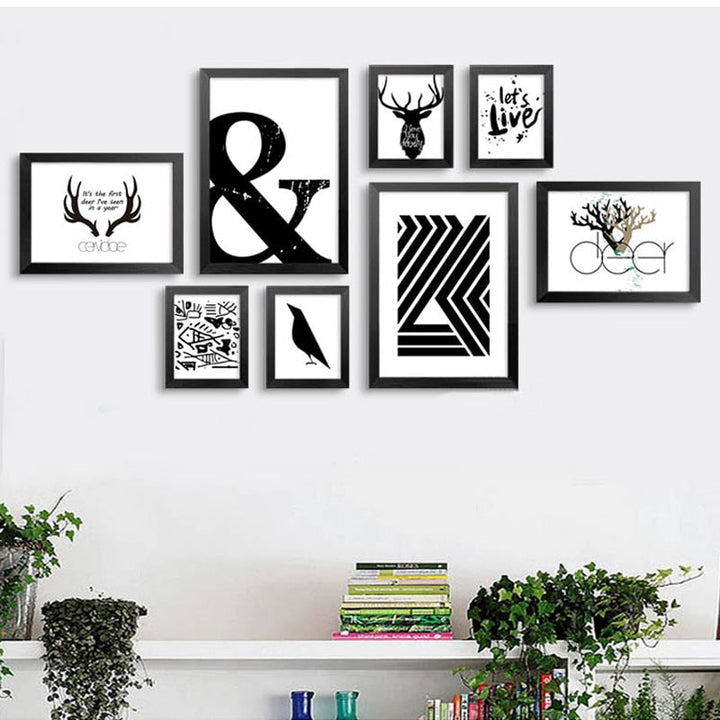 Let's Live Deer - Canvas Wall Art Painting | Bowlift