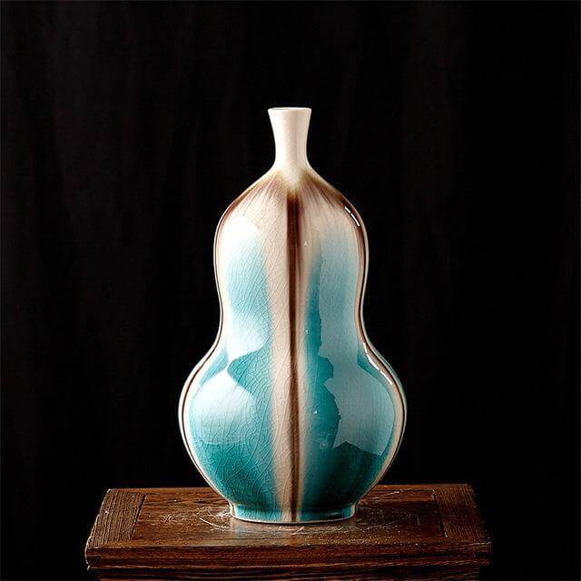 BowLift | Classical Ancient Jingdezhen Ice Crack Ceramic Glaze Vase