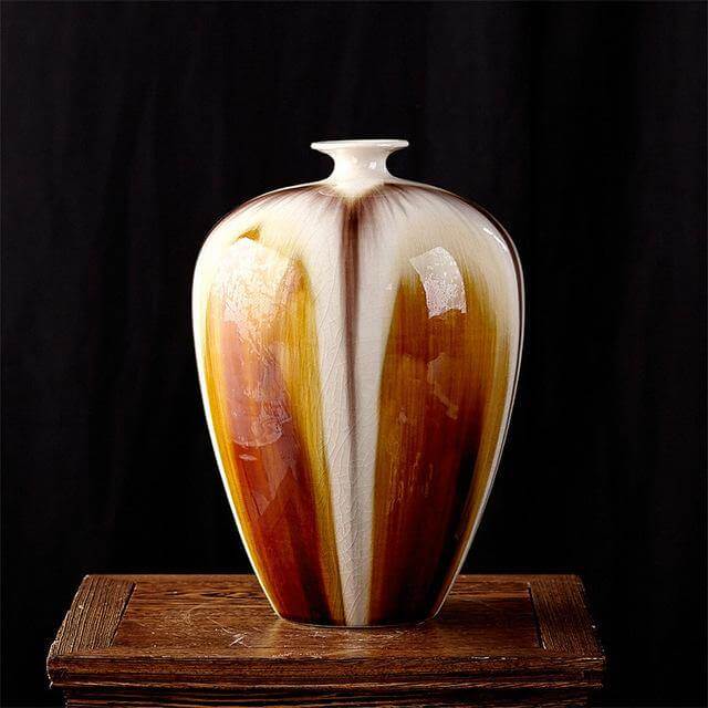 BowLift | Classical Ancient Jingdezhen Ice Crack Ceramic Glaze Vase