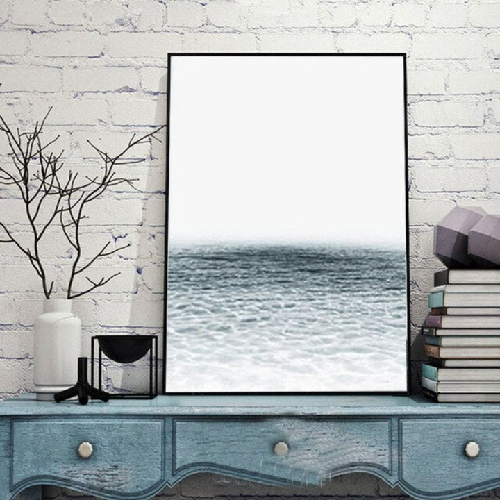 New Nordic Seaside Forest - Canvas Wall Art Painting | Bowlift