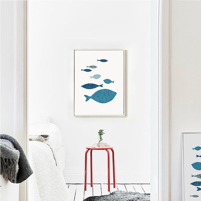 Fish-Canvas Wall Art Painting | Bowlift