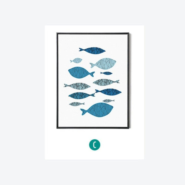 Fish-Canvas Wall Art Painting | Bowlift