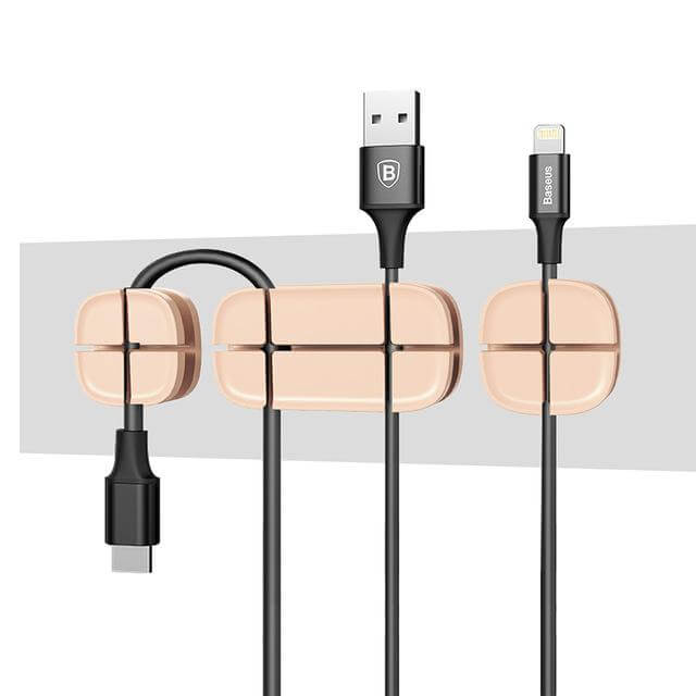 BowLift | Flexible Silicone USB Cable Organizer