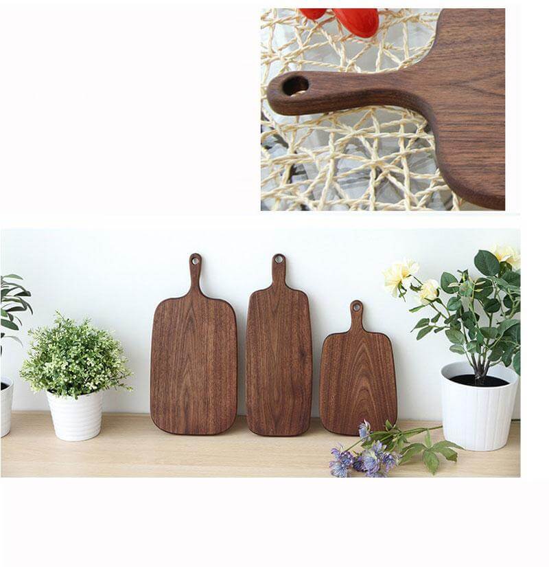 BowLift | Japanese Walnut/Beech Special Shape Cutting Board made of solid wood