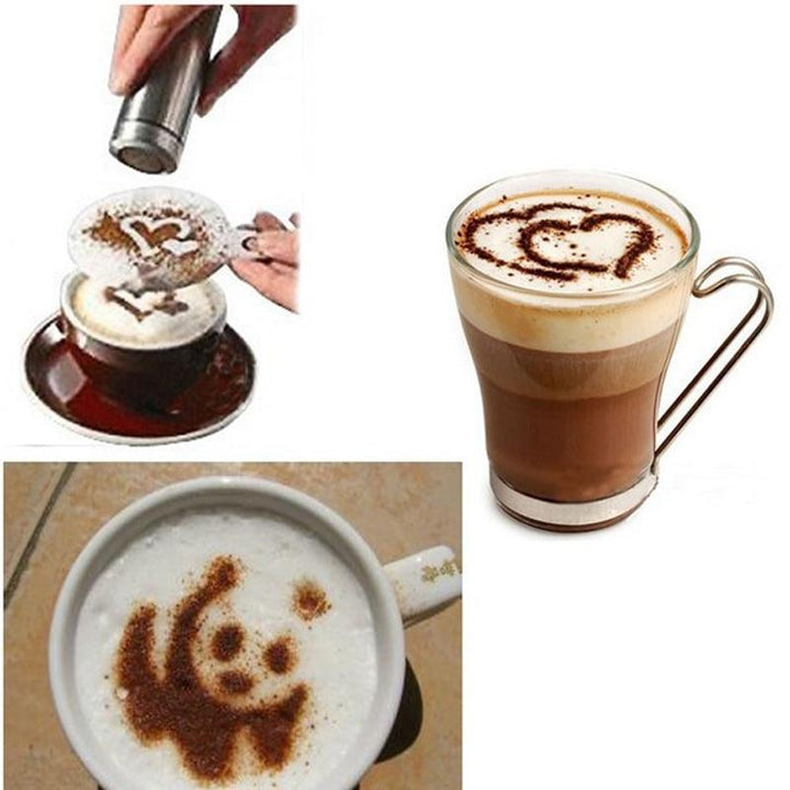 Latte Stencil Kit - 16 Piece Set | Bowlift
