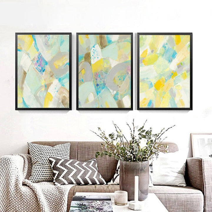 Multi Colors Canvas Painting Poster Prints - Canvas Wall Art Painting | Bowlift