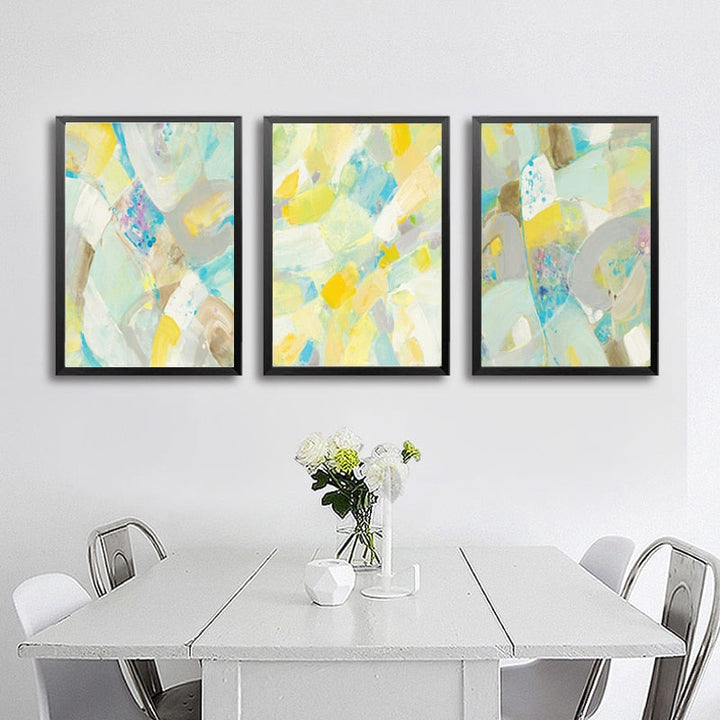 Multi Colors Canvas Painting Poster Prints - Canvas Wall Art Painting | Bowlift