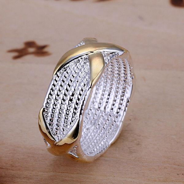 Silver Plated Wrapped Crystal Ring | Bowlift