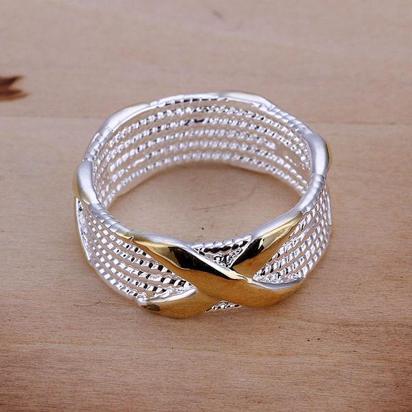 Silver Plated Wrapped Crystal Ring | Bowlift