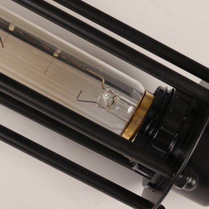 BowLift | Pendant light in vintage country house style - Hanging lamp in iron cage style