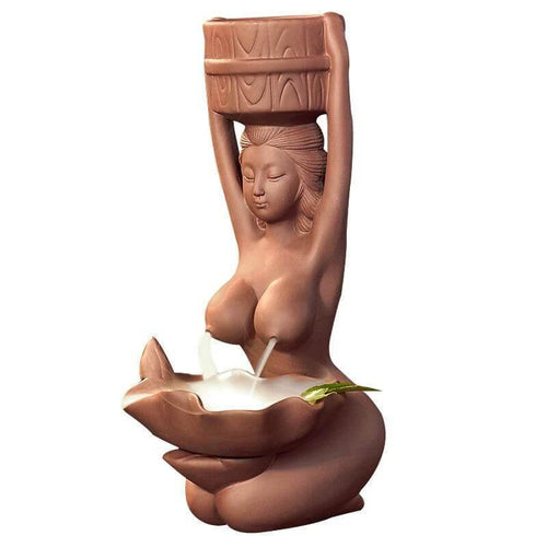 BowLift | Beauty Backflow Incense Burner Sandalwood Ceramic Censer Tea Holder