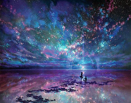 The Perfect Night Sky - GemPaint Kit | Bowlift