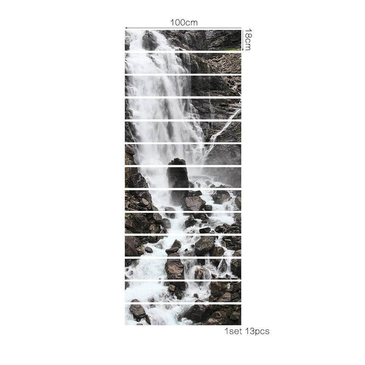 BowLift | 3D Stair Waterfall Sticker