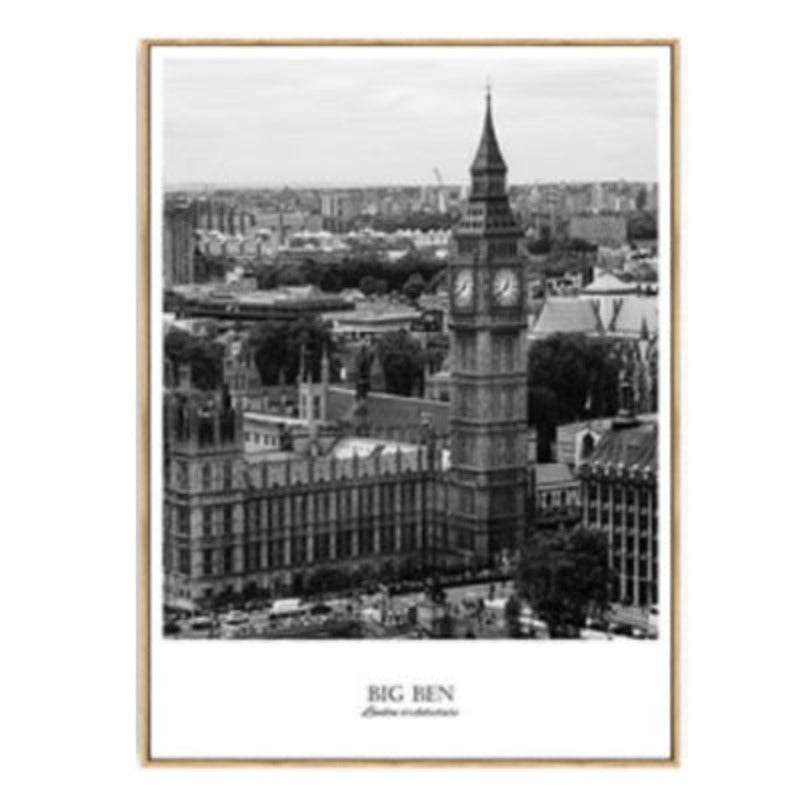 London Map Landscape - Canvas Wall Art Painting | Bowlift
