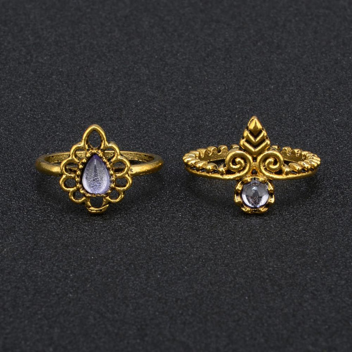 7 Piece Stack Vintage Rings | Bowlift
