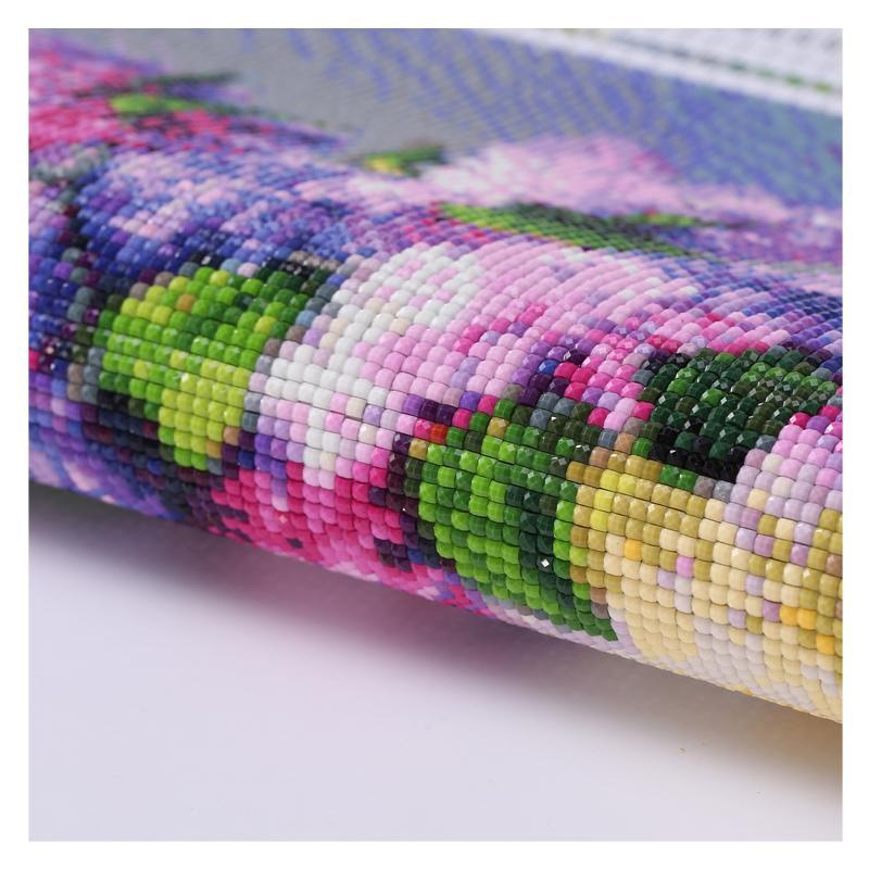 Purple Flowers - GemPaint Kit | Bowlift