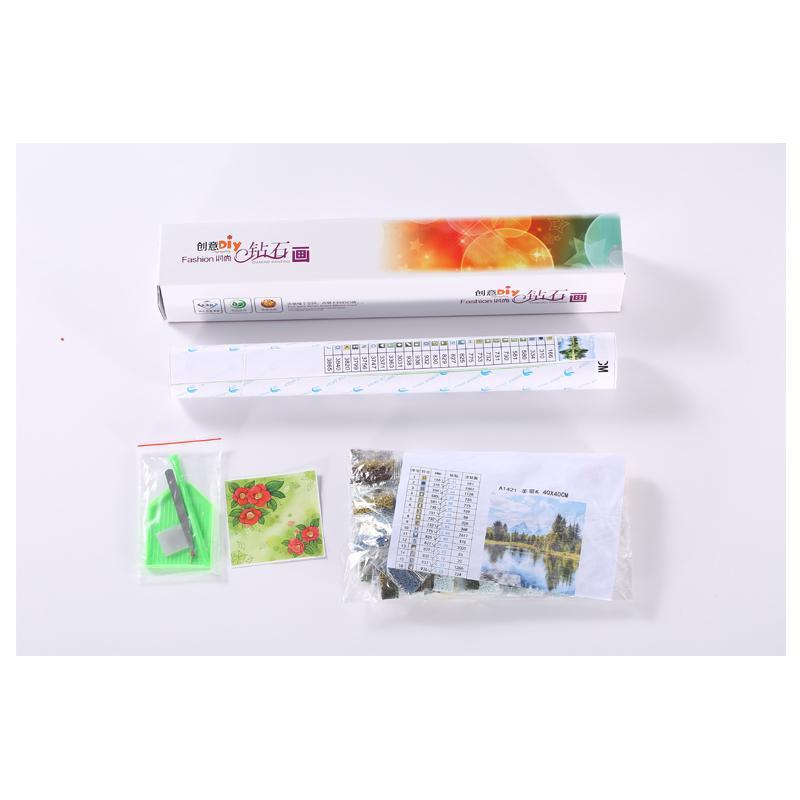 Purple Flowers - GemPaint Kit | Bowlift