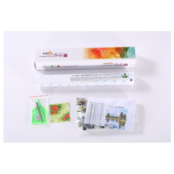 Purple Flowers - GemPaint Kit | Bowlift