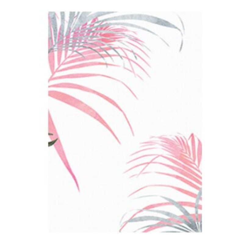 Pink Flamingo Flowers Girls - Canvas Wall Art Painting | Bowlift
