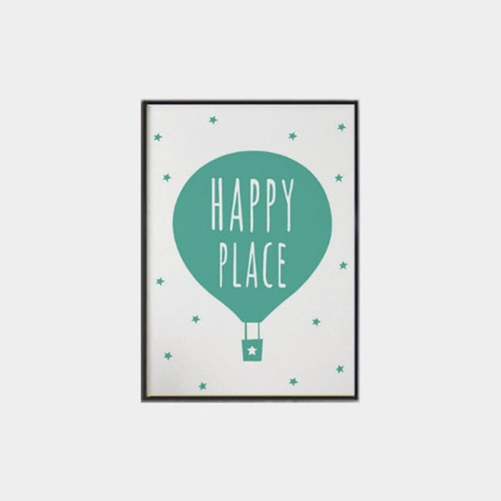 Modern Nursery Love - Canvas Wall Art Painting | Bowlift