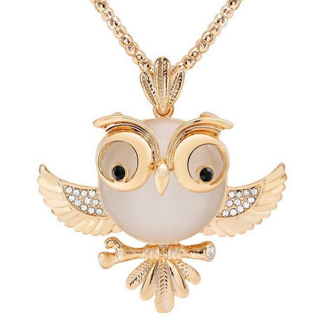 BowLift | Women Sweater Owl Chain Necklace
