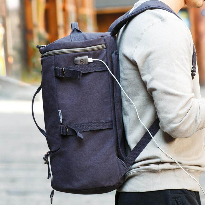 BowLift | Cylinder package Multifunctional Male Fashion Backpack