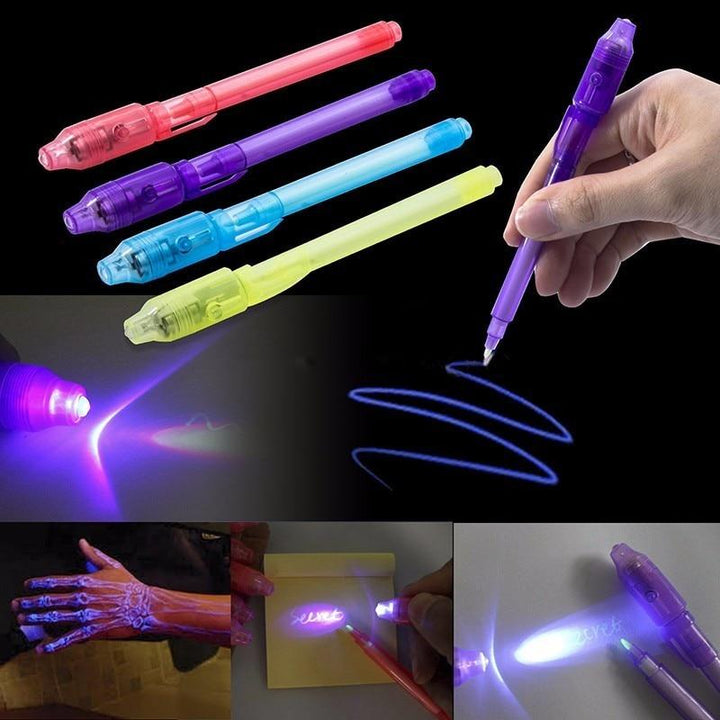 SecretTxt - 2 in 1 UV Black Light Invisible Ink Pen | Bowlift