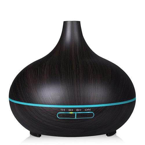 Wood Air Humidifier Essential Oil Diffuser Aroma Lamp | Bowlift