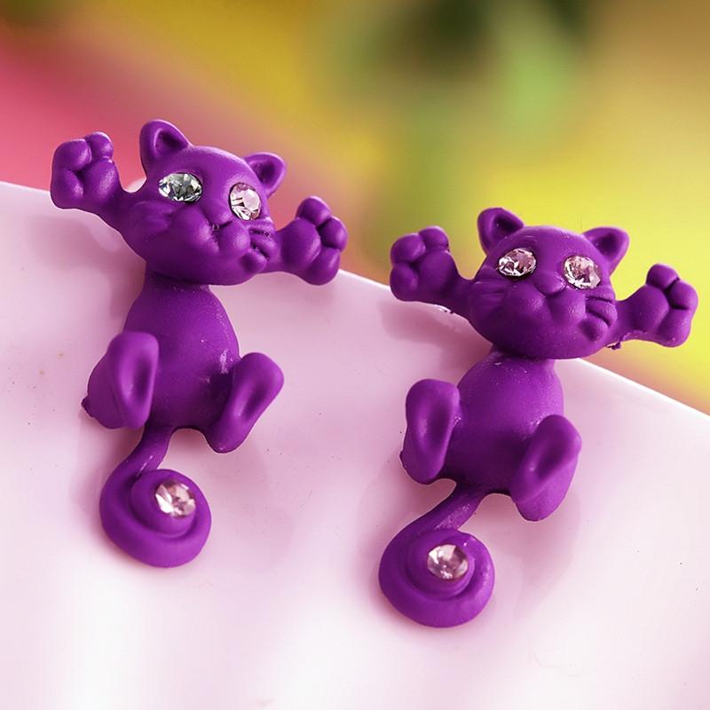 Bijoux Cat Earrings - Stud | Bowlift