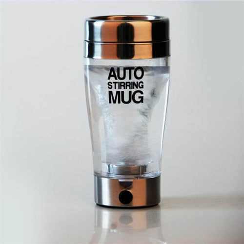 Self Stirring Stainless Steel Transparent Cup | Bowlift