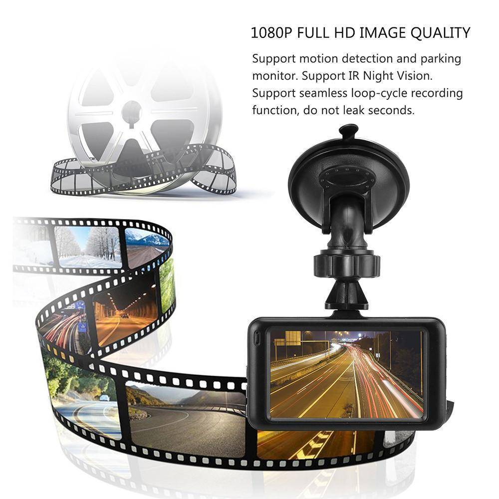 BowLift | 3 inch Dash Camera Car DVR Dash Cam Video Recorder HDMI HD 1080P Camcorder Night Vision Motion Detection Loop Recording
