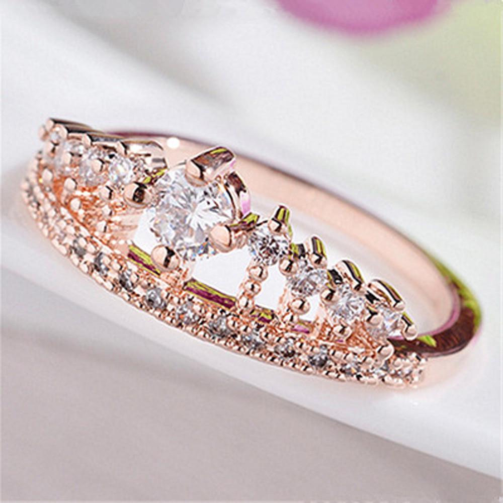 Princess Crown Crystal Ring | Bowlift