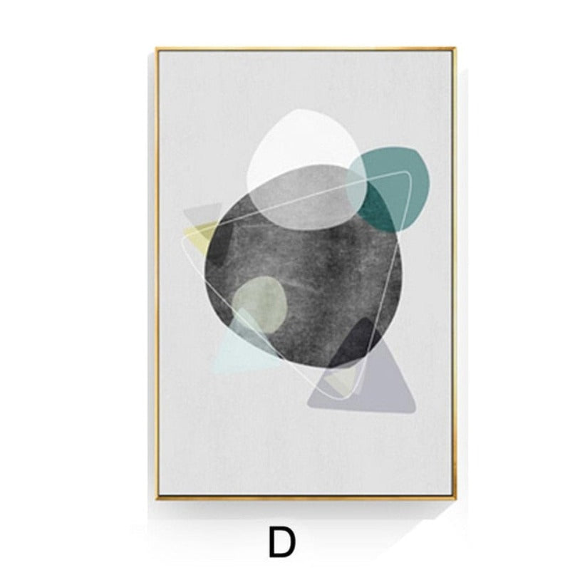 Geometric Nordic - Canvas Wall Art Painting | Bowlift