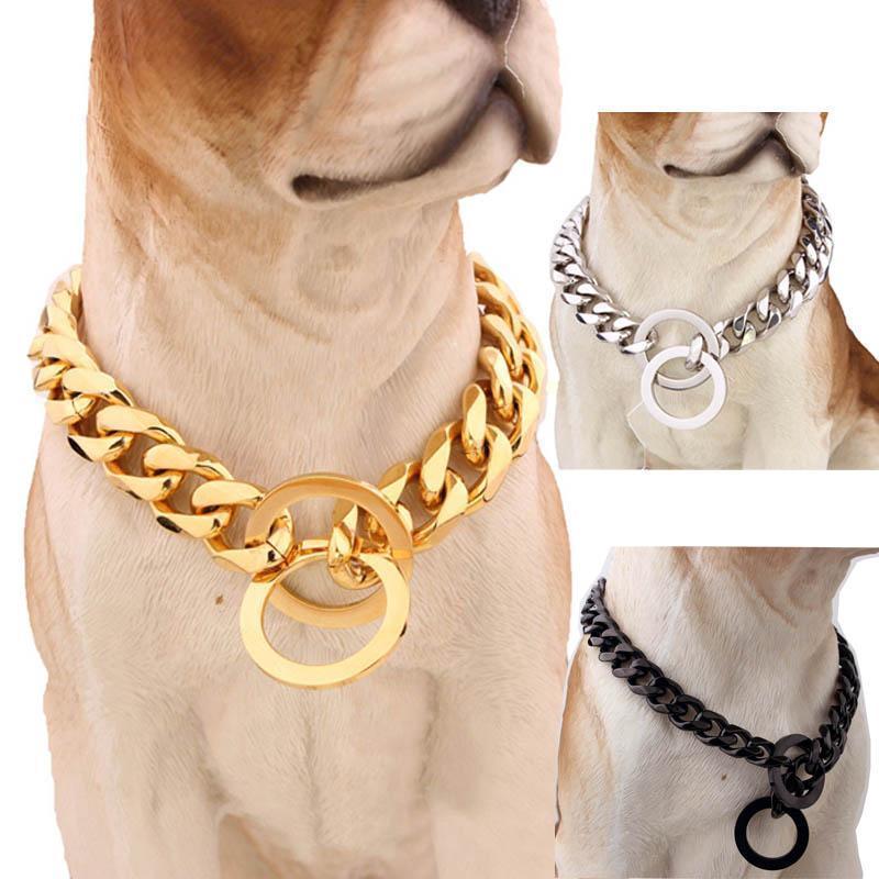 BowLift | Big Hip Hop Chains Dog Collar 15mm