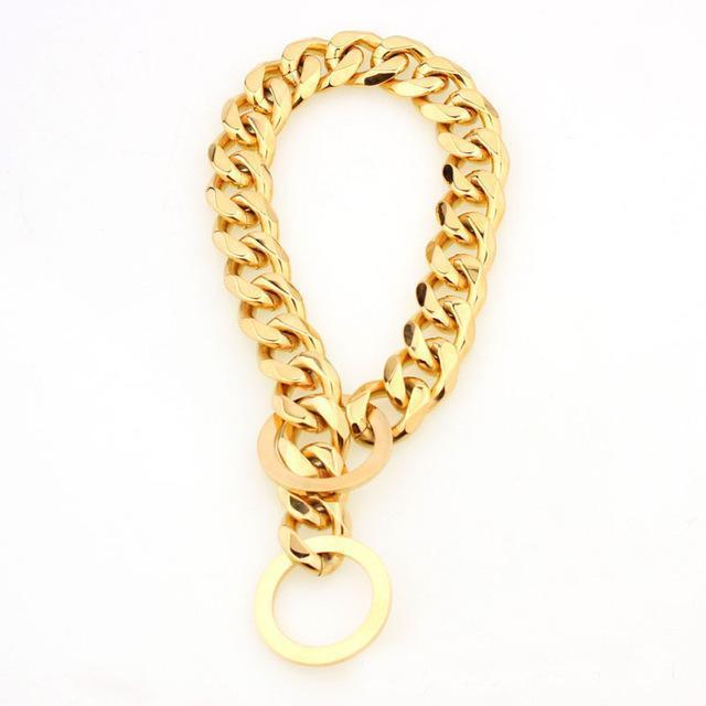 BowLift | Big Hip Hop Chains Dog Collar 15mm