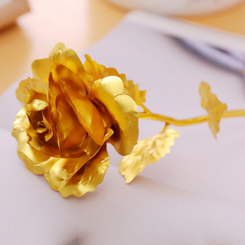 BowLift | 24k gold-plated rose | Including certificate and luxurious gift box