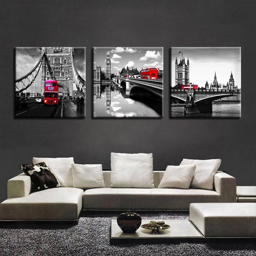 London Bridge Tower - Canvas Wall Art Painting | Bowlift