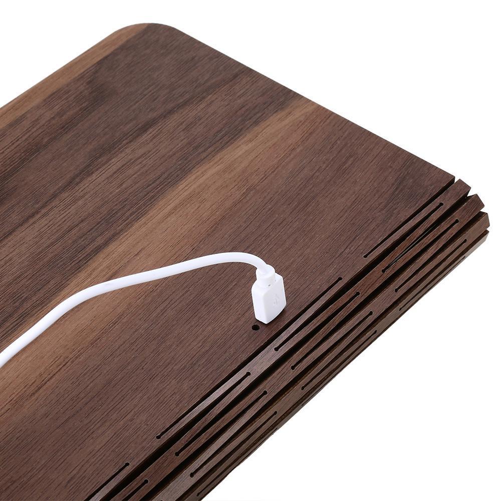 BowLift | LED Foldable 360 Wooden Book Night Lamp Desk Light USB Rechargeable