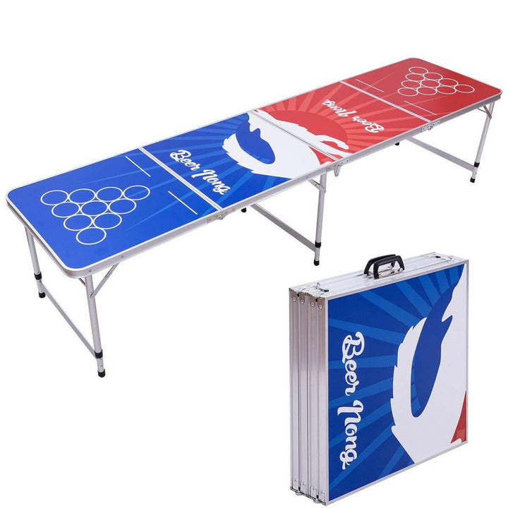 BowLift | 8FT Portable Indoor Folding Pong Table Party Gaming