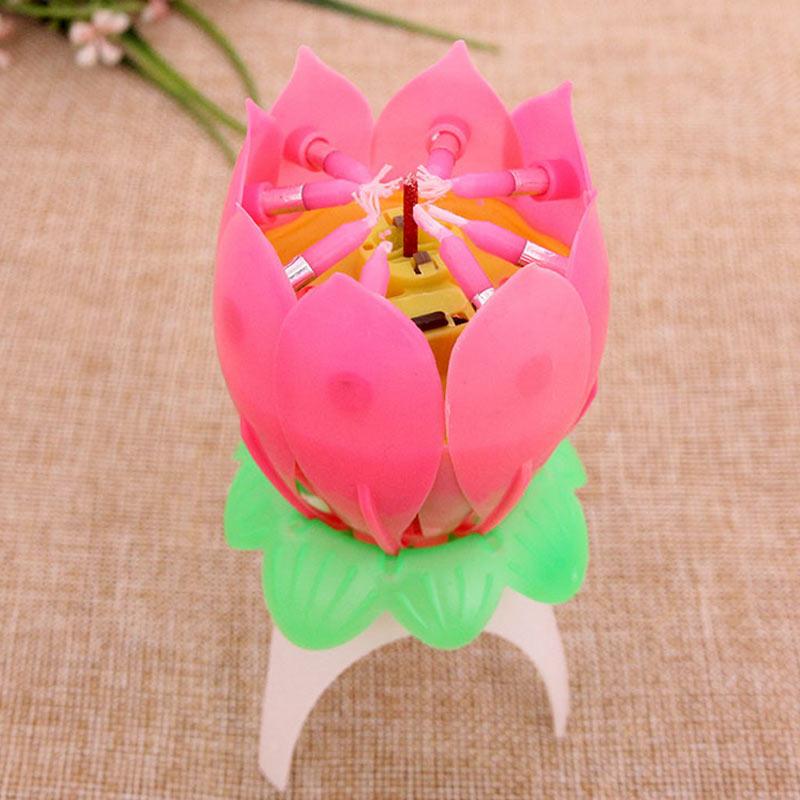 Birthday Lotus Flower Candle | Bowlift
