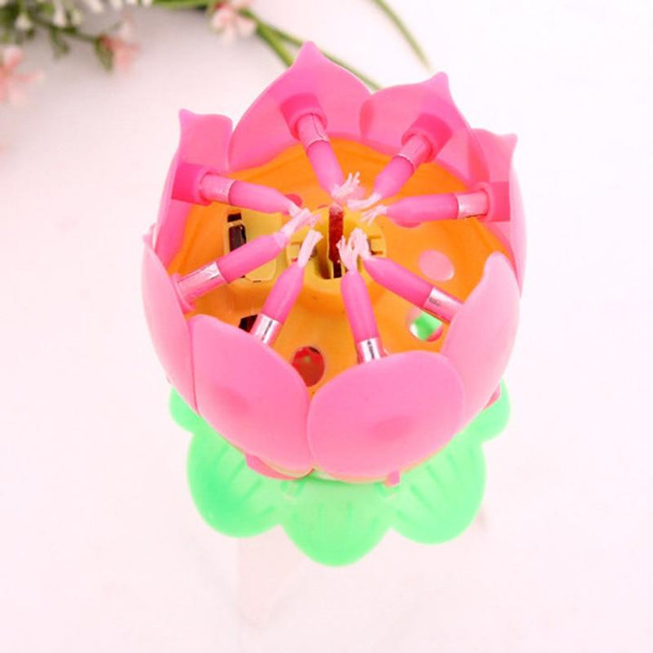 Birthday Lotus Flower Candle | Bowlift