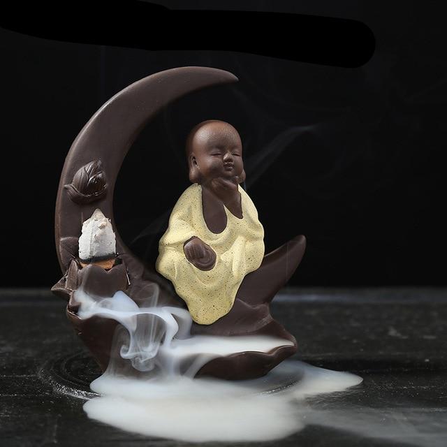 Monk On The Moon Incense Holder | Bowlift